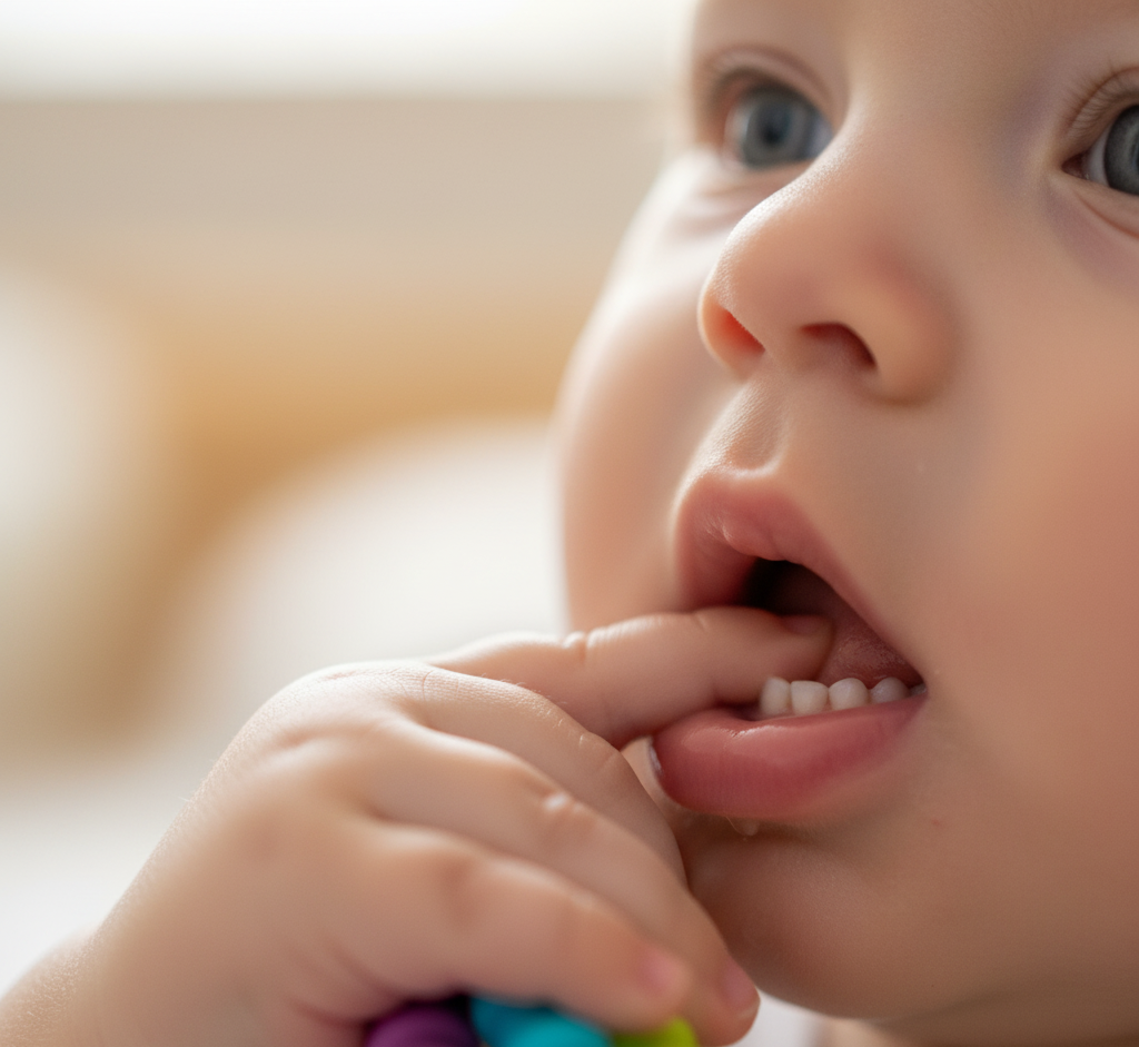 General · Dentición: cómo aliviar el malestar cuando salen los primeros dientes