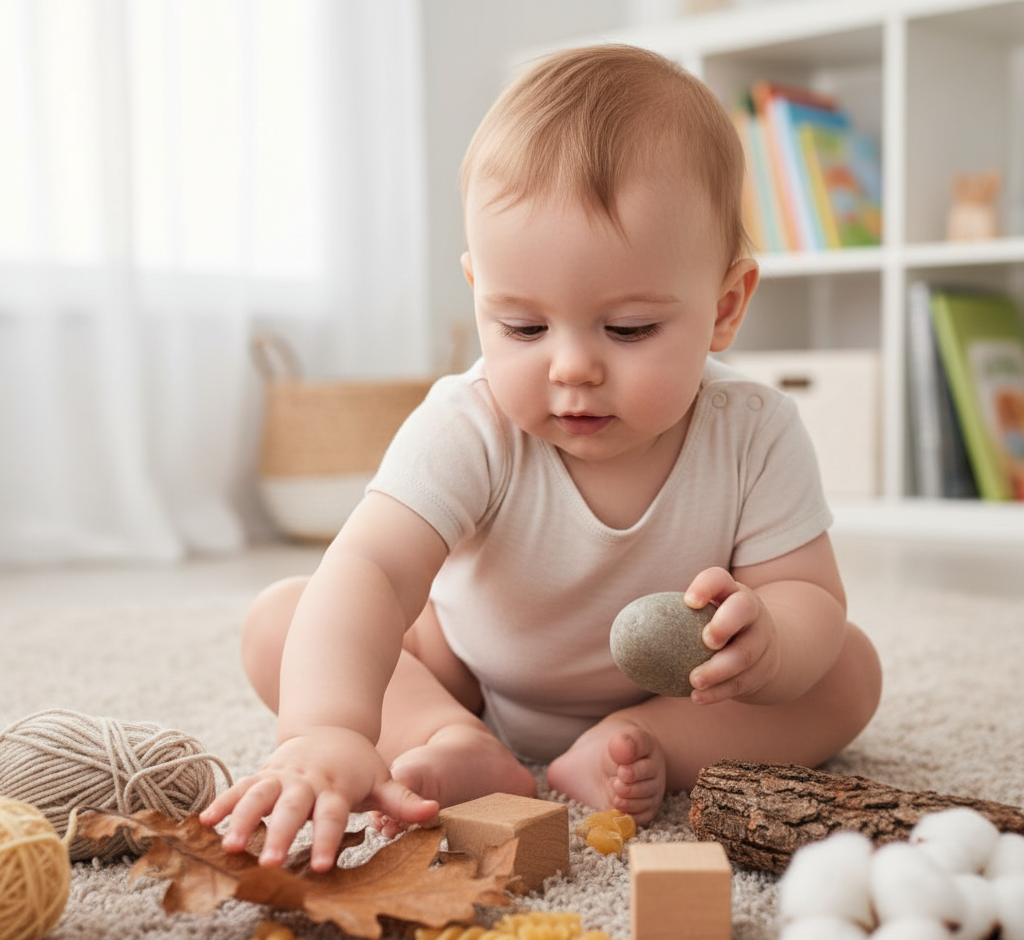 Estimulación · Explorar con las manos: el juego favorito del bebé